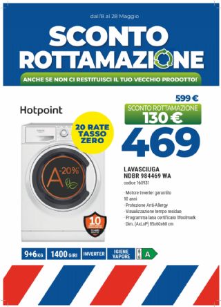 LAVASCIUGA HOTPOINT-ARISTON NDBR984469WA